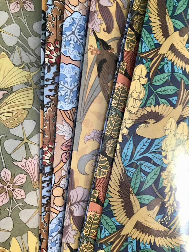 Art Nouveau Paper Art Nouveau Ephemera Gift Wrapping Paper Etsy