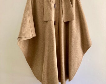 80s～ wool poncho coat 70s80s Maternity Poncho | Vintage Motherhood Wool Poncho