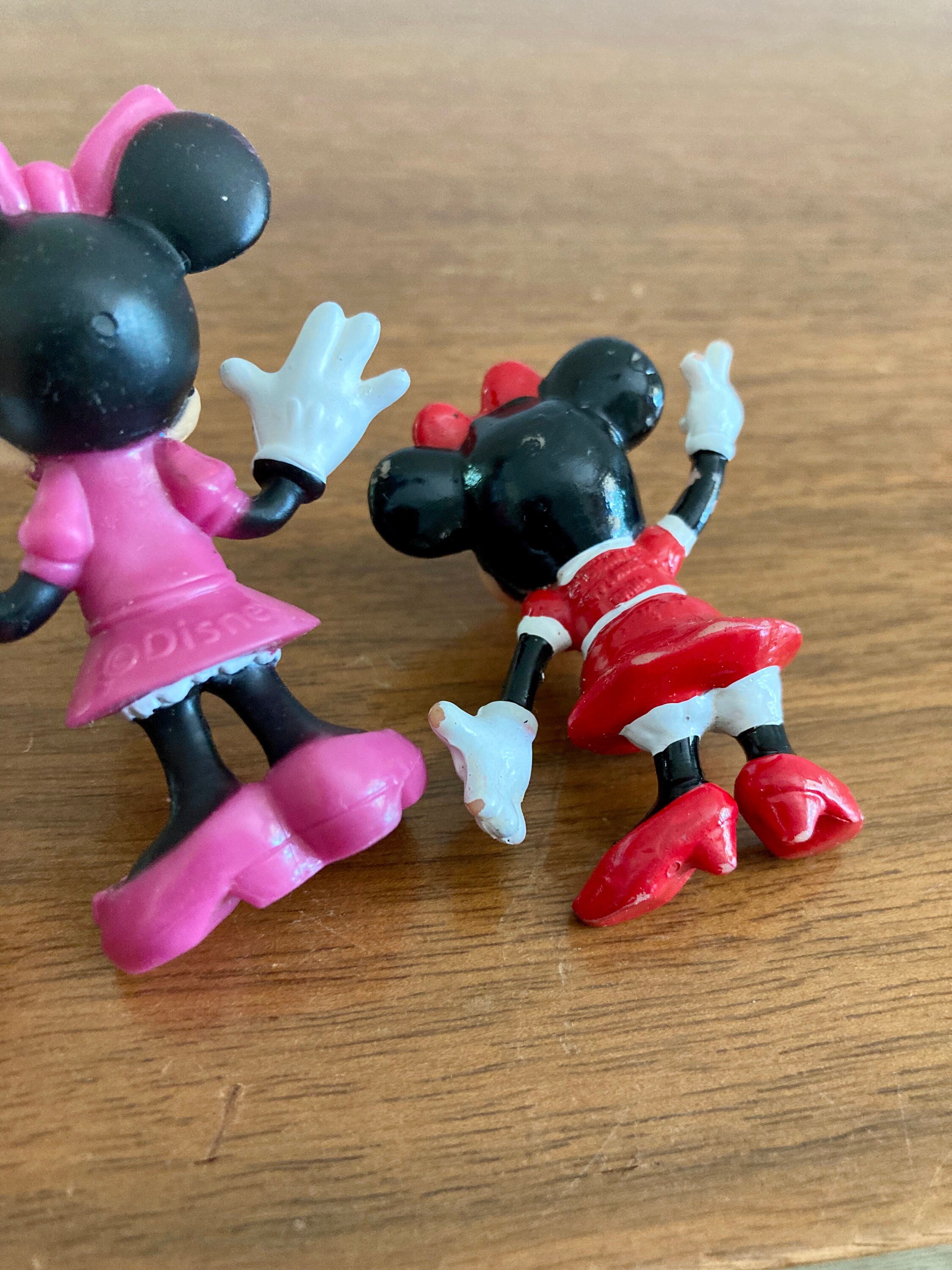SET 5 Mickey and Minnie Mouse Mini Figurines | Vintage SET 5 Mickey and Minnie Mouse Mini Figurines | Vintage