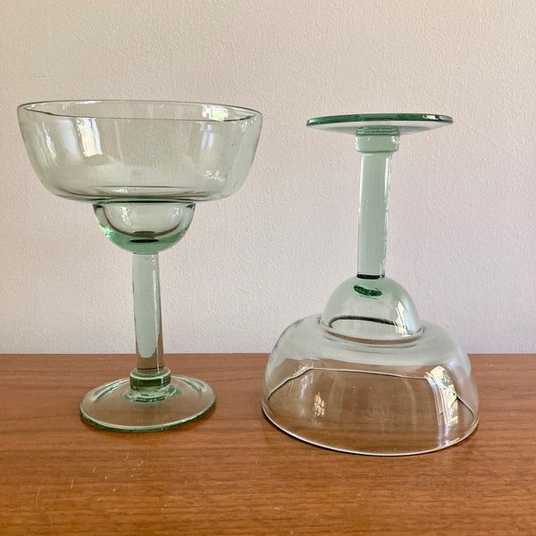 Lot De 3 Verres à Margarita Vintage – Verrerie Rétro Pour Cocktails, Neufs En Boîte