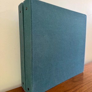 Vintage Canvas 3-Ring Binder: Heavy Duty National Brand