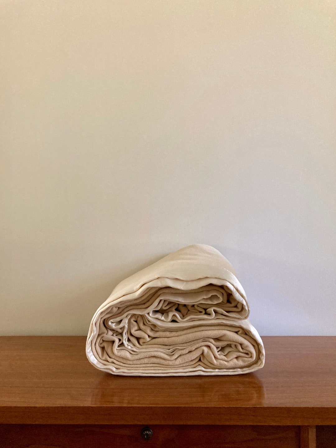 Luxury Merino Wool Blanket Queen/king Vintage 50s Harrod's Soft Wool