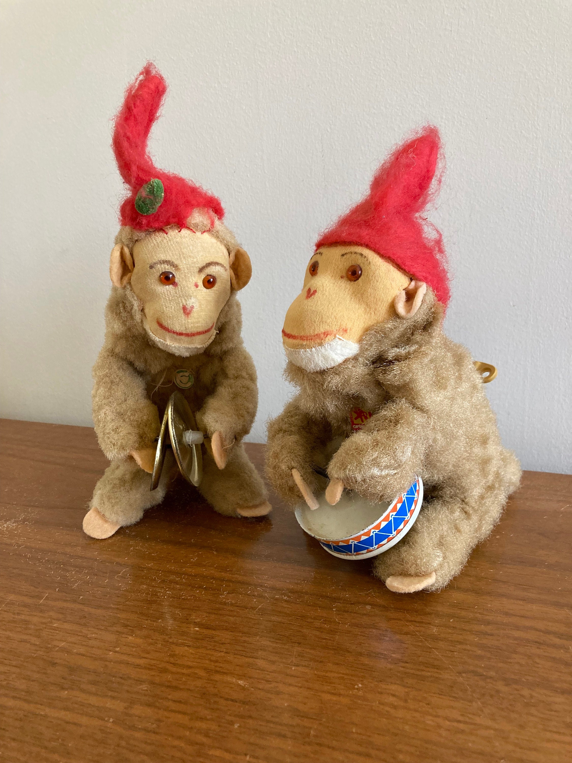 SET 2 Carl Original Wind up Monkeys | Drumming Monkey SET 2 Carl Original Wind up Monkeys | Drumming Monkey