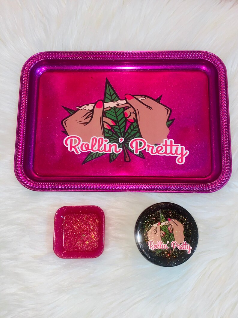 Rolling Pretty|Rolling Tray Set|Gifts For Her|Gifts For Him 