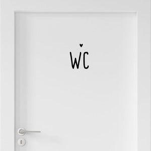 Autocollants, panneaux et étiquettes pour portes de toilettes en film vinyle image 6