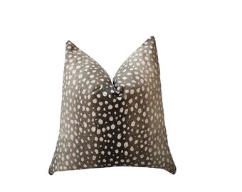 Animal Print Accent Pillow Cover I Decorative Throw Pillow | FAWN