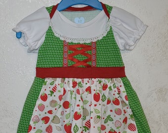 Dirndl pour bébé en jersey de coton