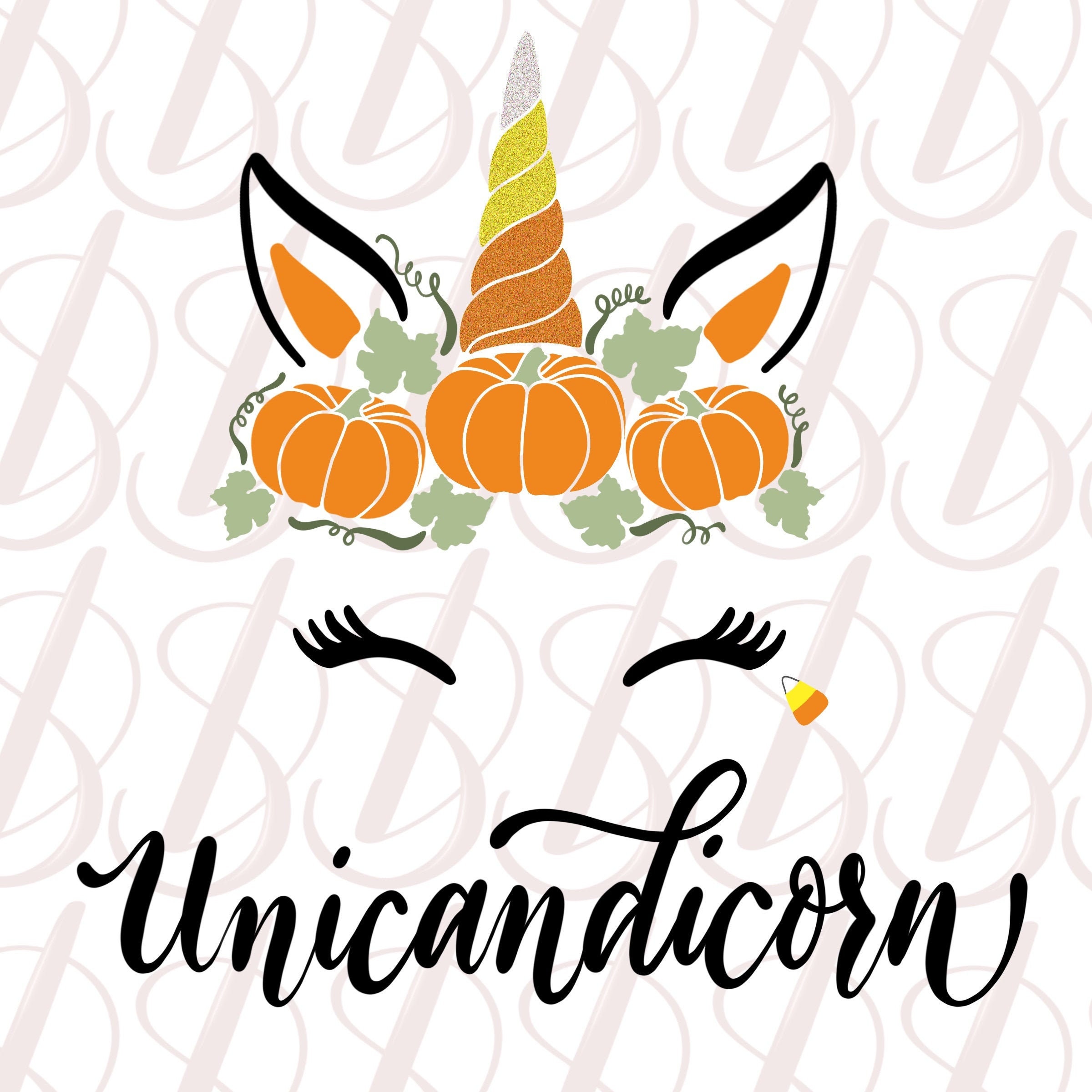 Download Unicorn Pumpkin Svg Candycorn Pumpkin Unicorn Svg Fall Unicorn Etsy