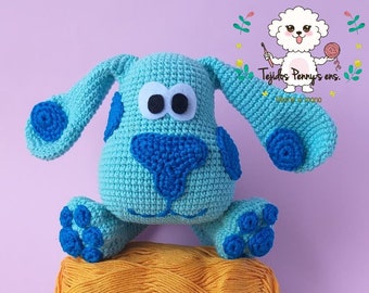 Blue Pattern Clues to Crochet PDF in Spanish and English