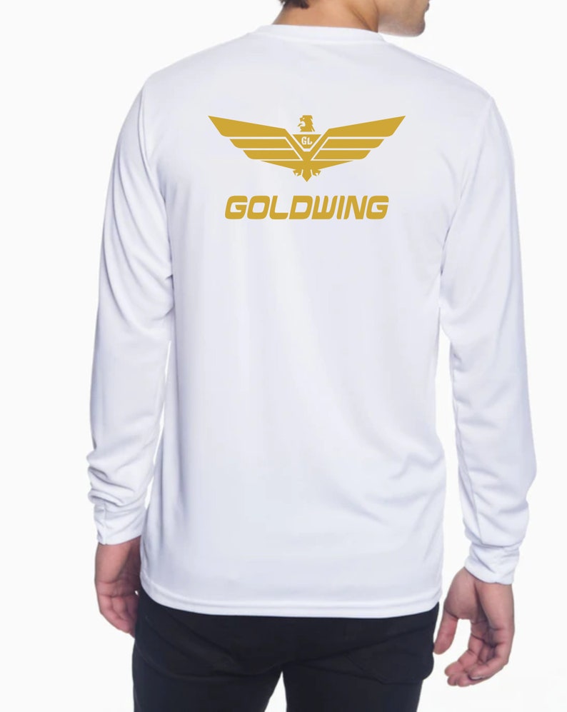 Honda Goldwing, Motorcycle shirt, Wicking Shirt Long sleeve image 8