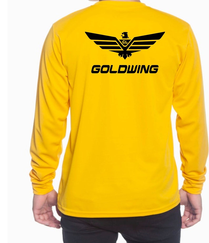 Honda Goldwing, Motorcycle shirt, Wicking Shirt Long sleeve image 6