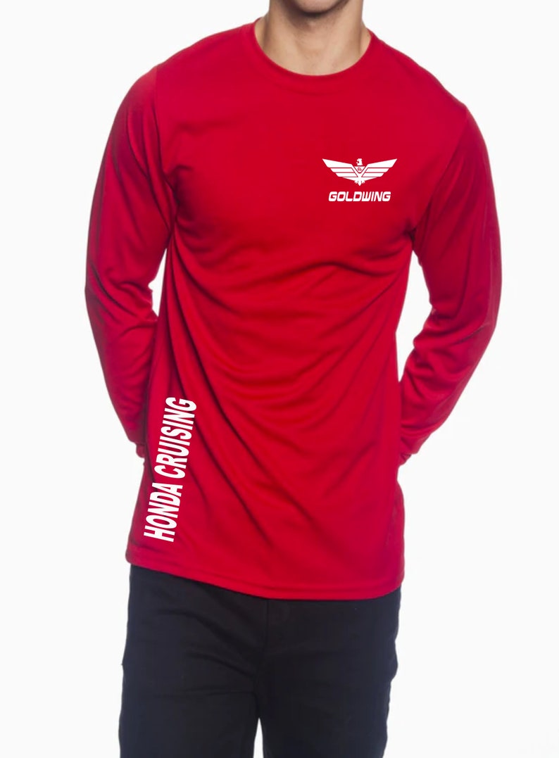 Honda Goldwing, Motorcycle Shirt, Wicking Shirt Long Sleeve Etsy