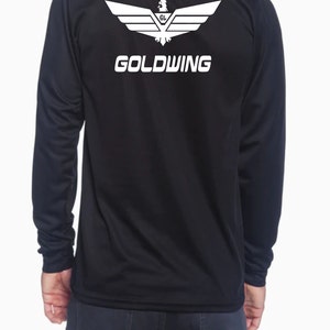 Honda Goldwing, Motorcycle shirt, Wicking Shirt Long sleeve image 2