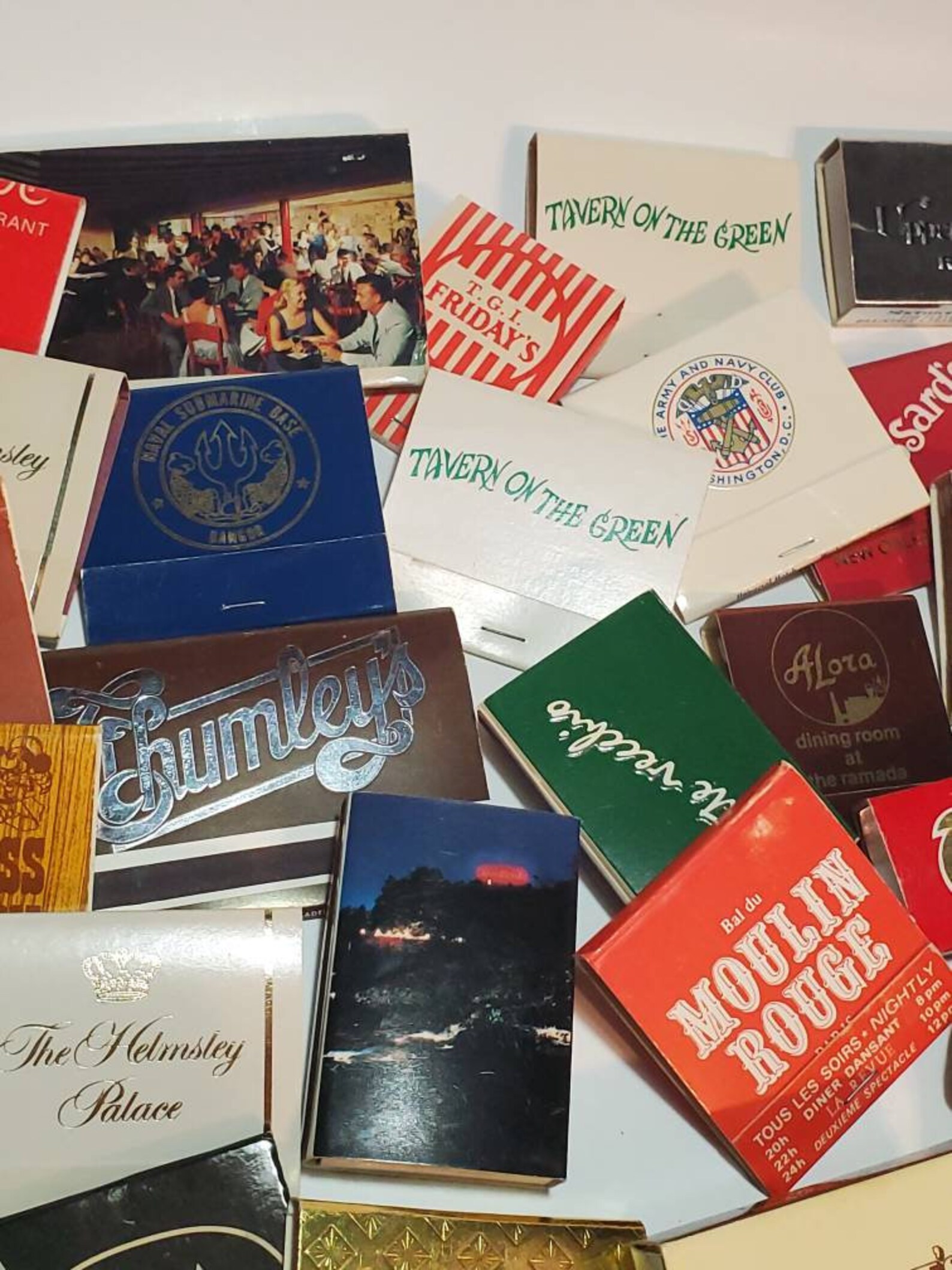 Matchbook Matchbox Lot of 74 Match Covers Souvenirs Etsy