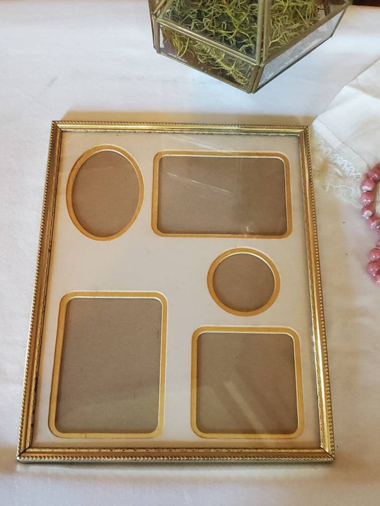 Ornate Gold and Silver Tone Picture Frames Set Of 4 Vintage Etsy