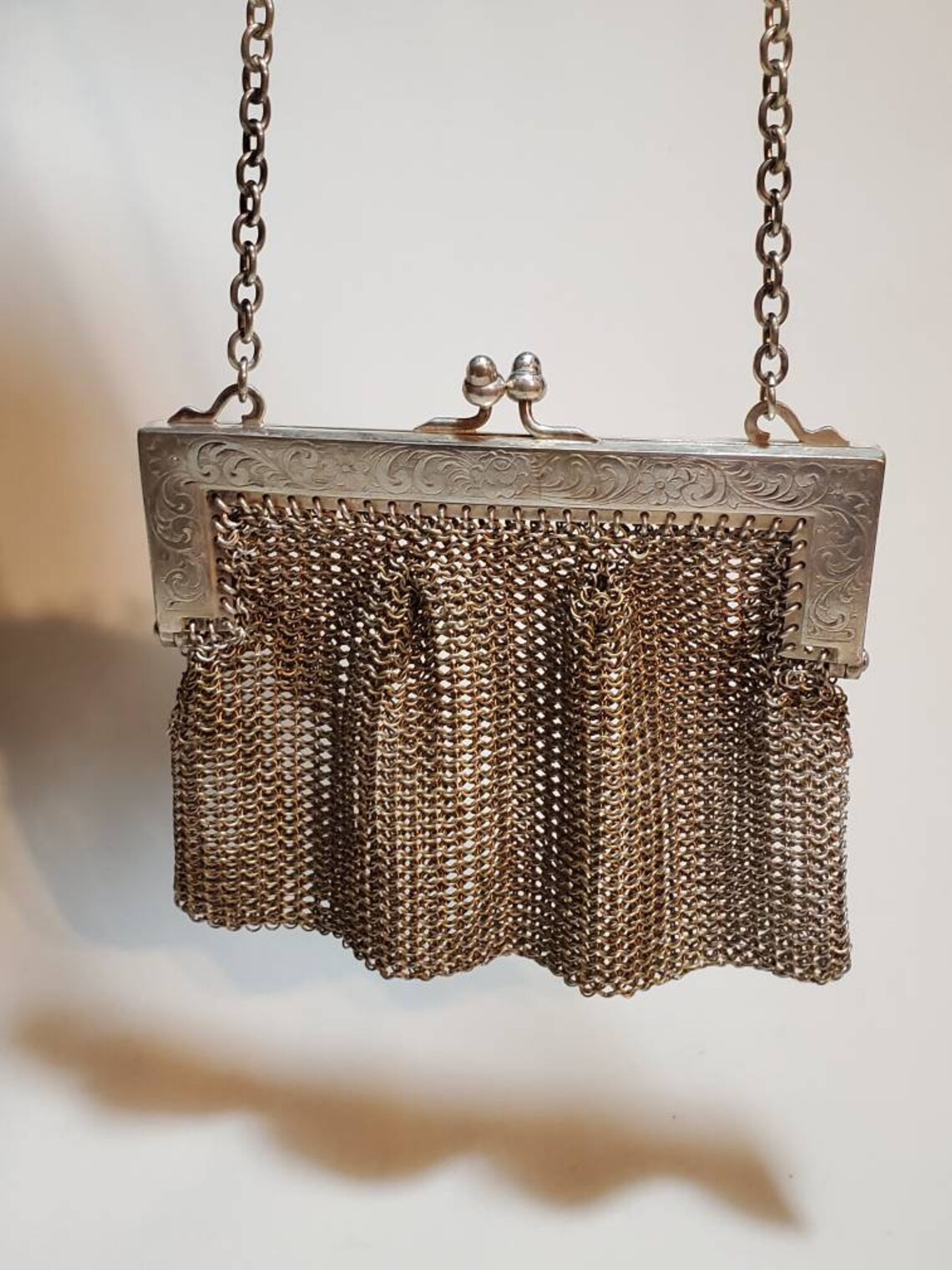 Buy 1900's German Silver Chain Mail Purse Antique Online in India Etsy