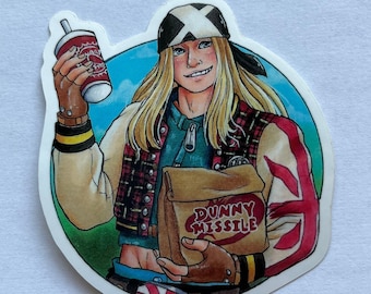 Axl Low Guilty Gear Strive Xrd Fighting Game Sticker