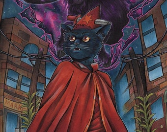 Night In The Woods Mae Borowski Halloween Print Poster