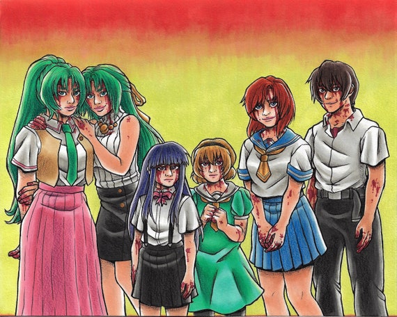 Higurashi No Naku Koro Ni Art Prints for Sale