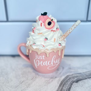 Just Peachy Mini Mug | Peaches Tiered Tray Decor