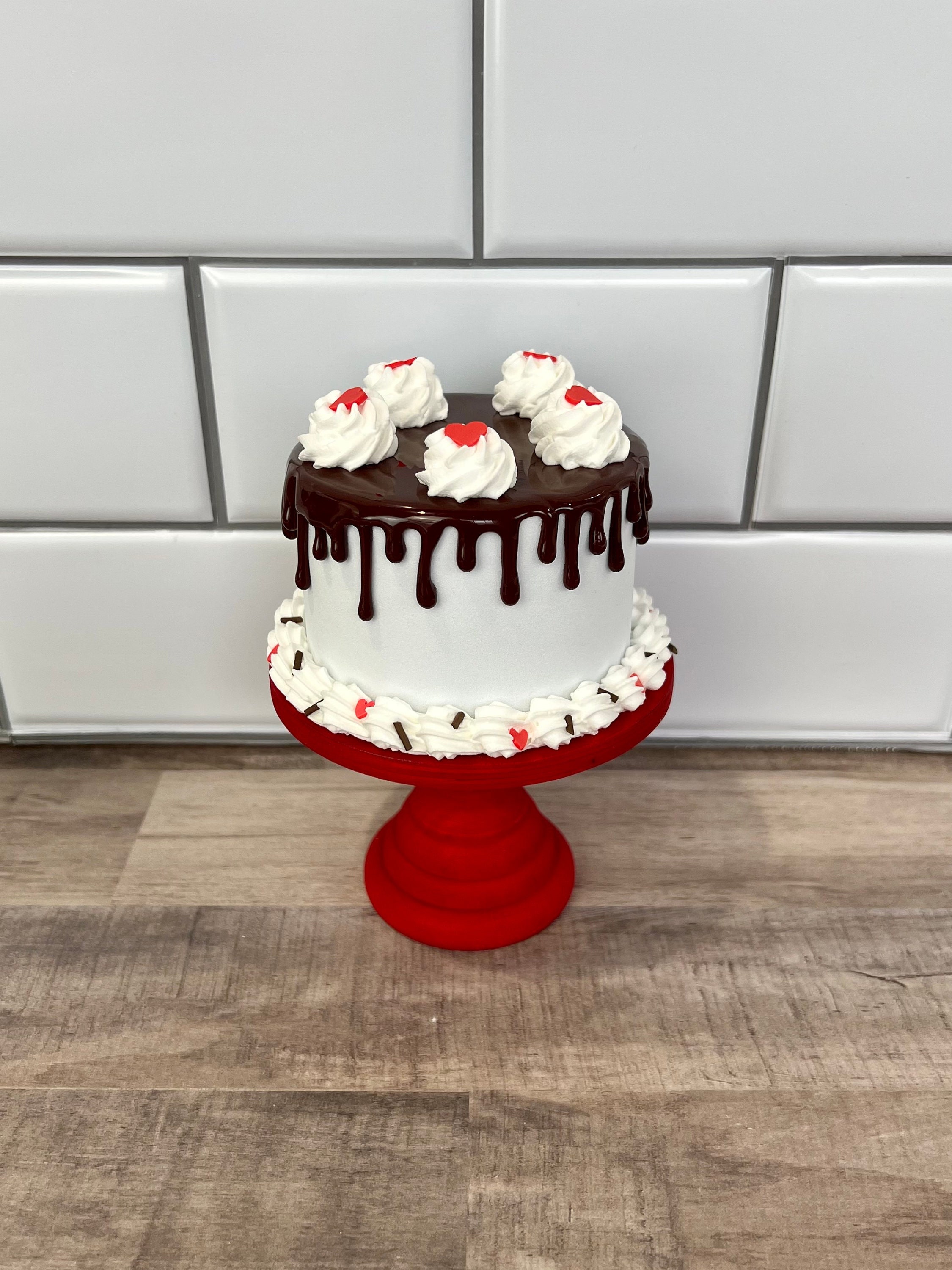 Custom Fake Cake/8Inch/Retro Cake/Kitsch Cake/Fake Food Prop/Coffee Table  Art/ Frosting Cake/ Photoshoot/ Display Cake - Yahoo Shopping