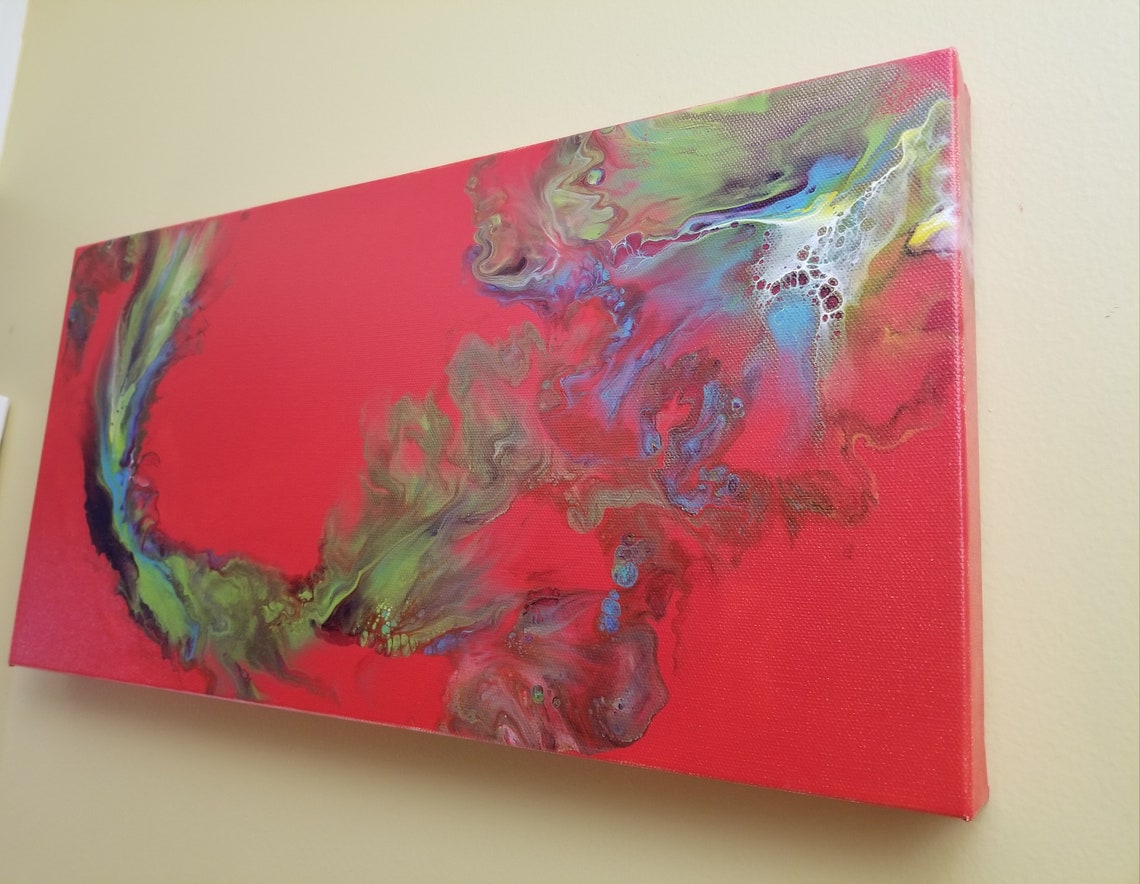 Peinture acrylique de décor de mur Etsy