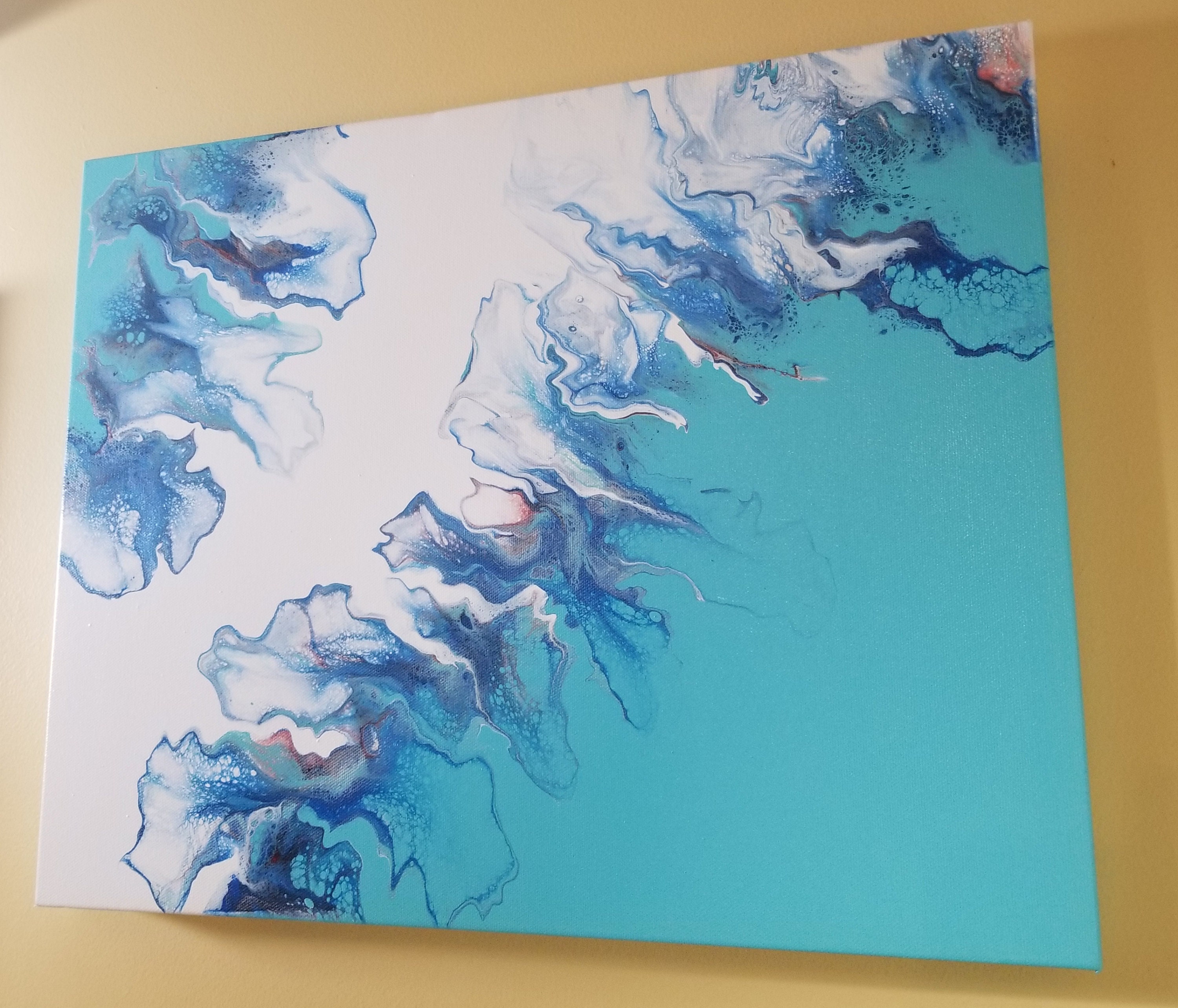 Wall decor acrylic painting Etsy