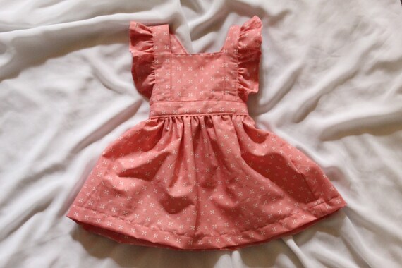 ruffle pinafore dress