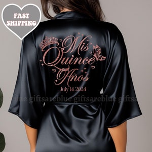 Mis Quince Robe, Pretty Quinceanera Robes, Mis Quince Anos Robes, Robes for Mama de Quince, Quinceanera Gifts, Satin Quince Robes, Mis 15