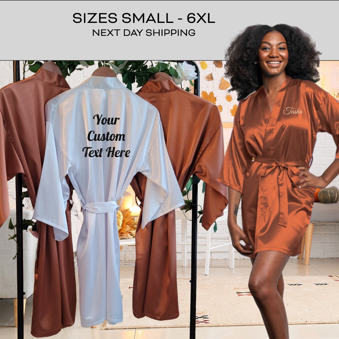 Terracotta Robe Personalized Robes for Women in Sizes S6XL Etsy