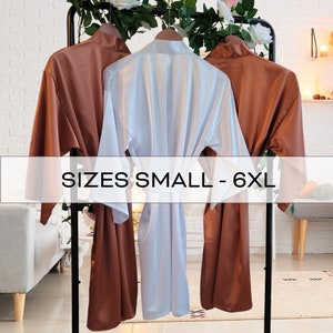 Beautiful Terracotta Robes - Personalized Robes for Bridal Party - Available in Sizes Womens and Womens Plus - Add Symbols, Text or Monogram
