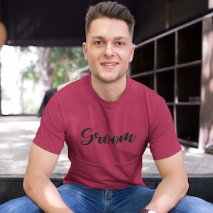 Team Groom Groomsmen Vrijgezellenfeest, Pre-Wedding Day T-Shirts, Crewneck