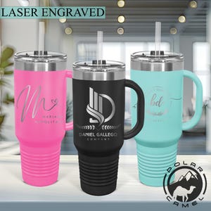 Bulk Promotional Products For Business, 40oz Tumbler, Engraved Tumbler, Group Gifts for Coworkers, Corporate Gift Idea, Promo Gifts