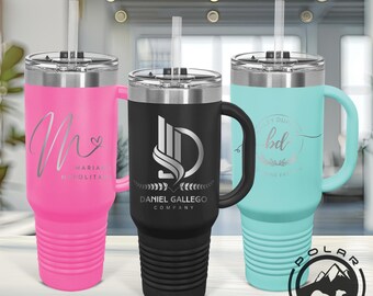 Engraved 40oz Tumbler: Bulk Corporate Gifts for Coworkers, Employees, Customers & Clients