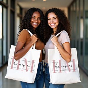 Personalized Corporate Logo Tote Bag, Promotional Tote Bag, Custom Logo Tote Bag for Business Event, Gifts for Boss, Employee Appreciation