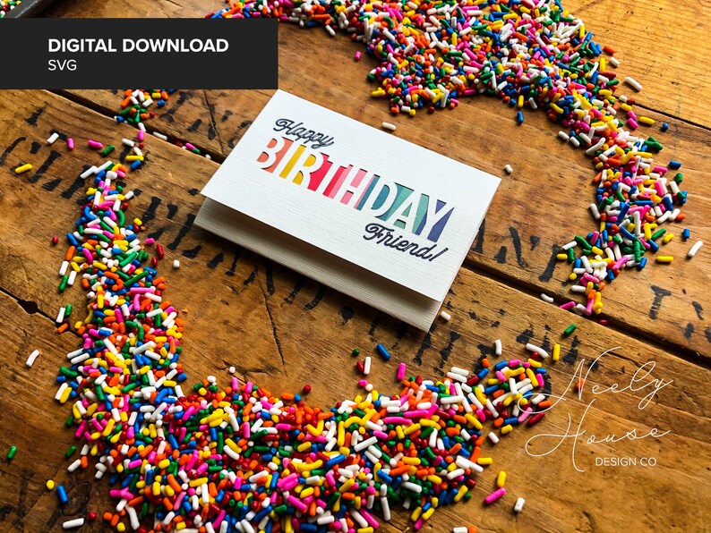 Happy Birthday Gift Card Holder SVG Money Holder Cricut Etsy