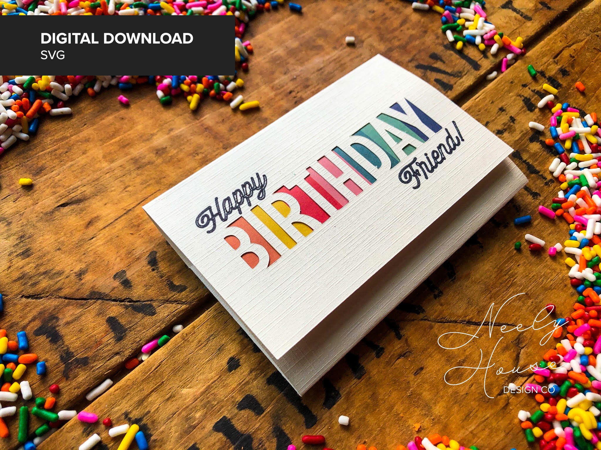 Happy Birthday Gift Card Holder SVG Money Holder Cricut Etsy