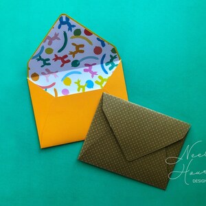 A2 kaart envelop sjabloon SVG | Envelop Liner SVG | Cricut Explore-maker | SVG direct downloaden