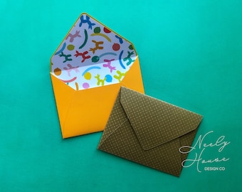 A2 Card Envelope Template SVG | Envelope Liner SVG | Cricut Explore Maker | Instant Download SVG