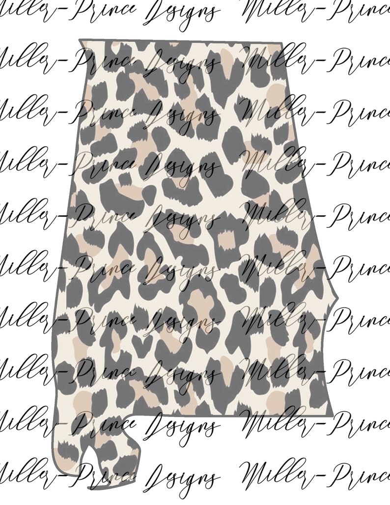 Alabama Cheetah PNG Sublimation printable instant download