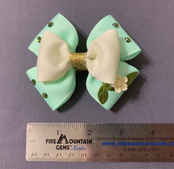 Voodoo Doll Inspired Over the Top Boutique Bow Princess Bow Hairbow Clip