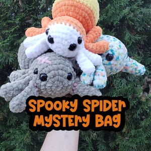 Crochet Spider Plush Mystery Bag | Handmade Plush | Mystery Box