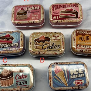Vintage Mini Desert Tin