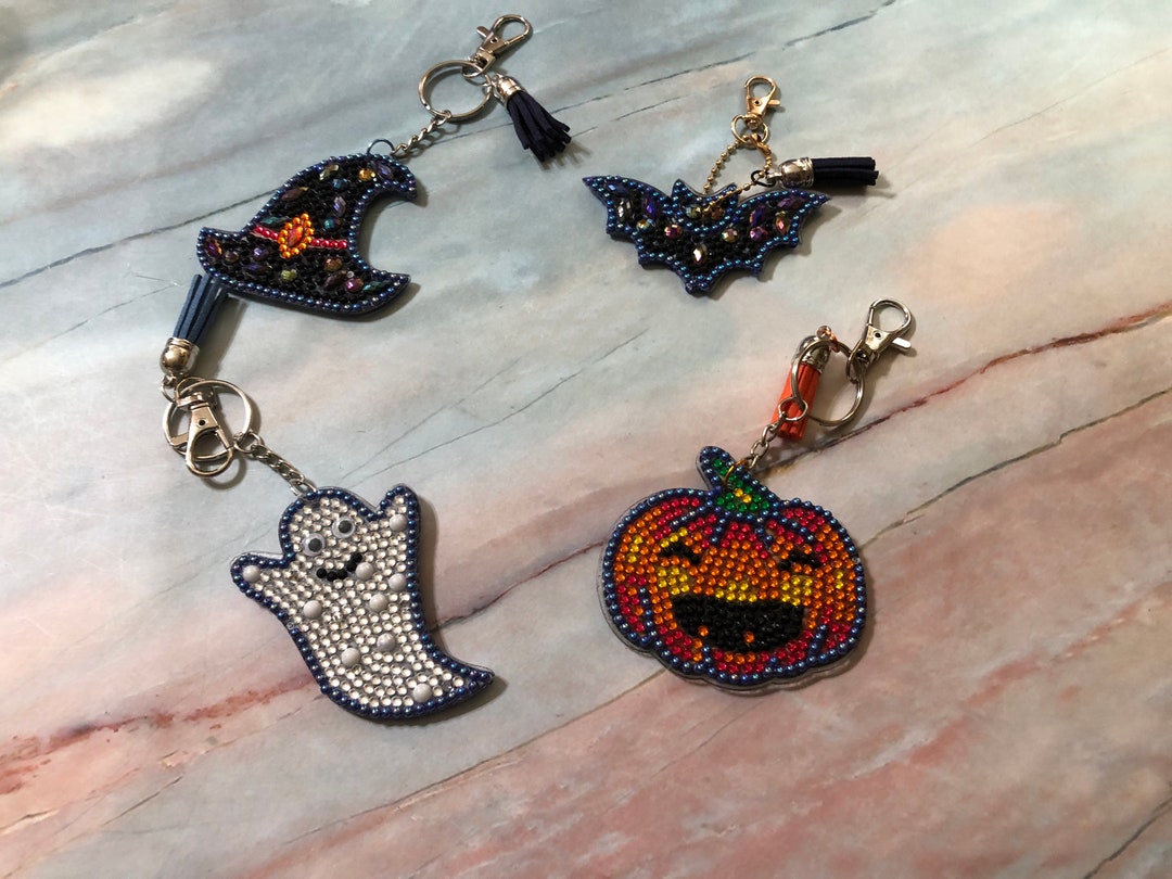 Fall/halloween Keychains - Etsy