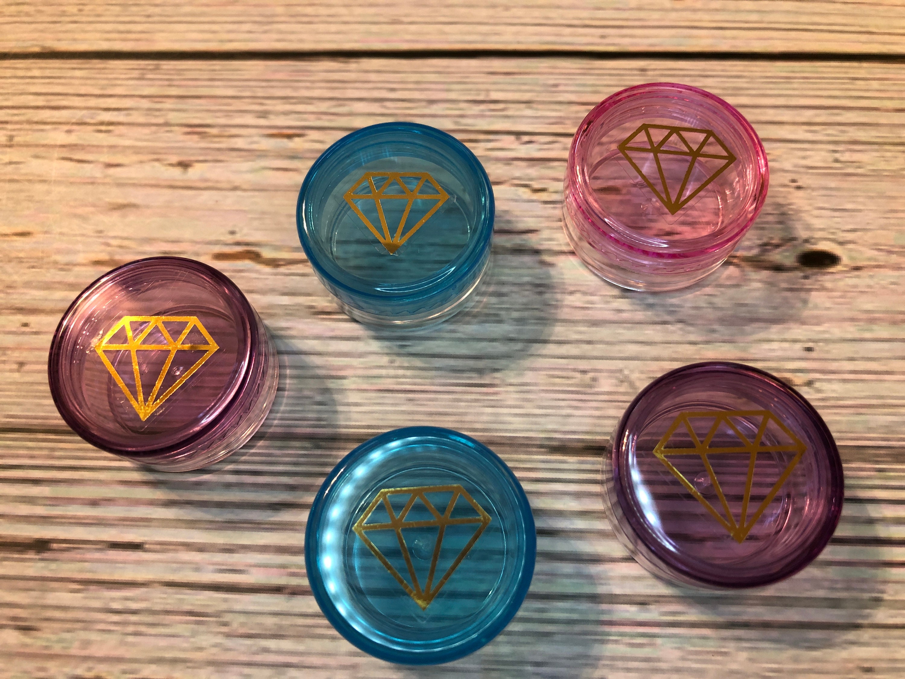 Decorative Diamond Containers Etsy