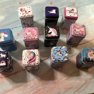 Decorative Unicorn Tin
