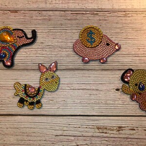Animal Rhinestone Magnets