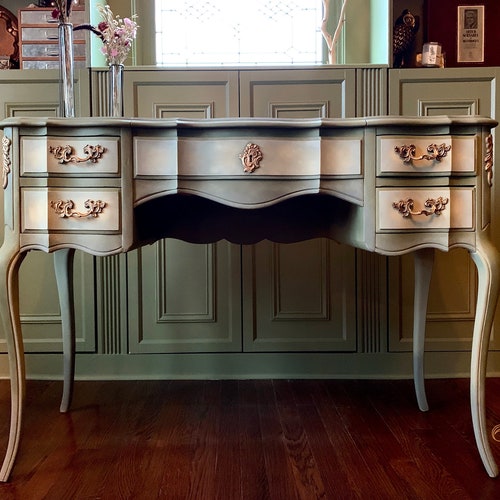 SOLD JULIETTE Hand Painted French Provincial Vanity Etsy