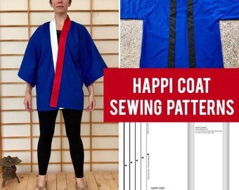 Happi Coat Pattern - Etsy Australia