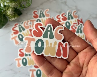 Sac Town - Vinyl Water Resistant Sticker